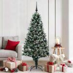 vidaXL Brad de Craciun artificial Verde 180 cm PVC si Otel si Plastic GartenMobel Dekor (3396265)