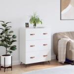 vidaXL Comoda cu sertare, alb, 69, 5x34x90 cm, lemn compozit GartenMobel Dekor (827820) Comoda