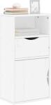 vidaXL Dulap lateral cu sertar „ODDA alb 40x24x79cm lemn masiv de pin GartenMobel Dekor (4103600) Comoda
