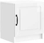 vidaXL Noptiera alb foarte lucios cu usa, 43x34, 5x47 cm, stil modern (895723)