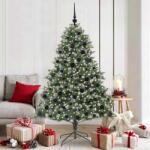 vidaXL Brad de Craciun artificial Verde 180 cm PVC si Plastic si Otel GartenMobel Dekor (3395234)