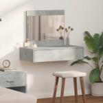 vidaXL Masa de Machiaj cu sertar Gri 83 x 40 x 70 cm Lemn compozit GartenMobel Dekor (865202)
