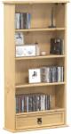 vidaXL Dulap de CD-uri „Corona, 52x17, 5x103 cm, lemn masiv de pin GartenMobel Dekor (4002781) Biblioteca