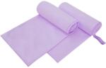 vidaXL Prosoape Sport 2 pcs Violet 200 x 100 cm Poliester si poliamida GartenMobel Dekor (42011486) Prosop