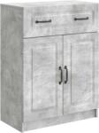 vidaXL Bufet cu sertar Gri Beton 66 x 34, 5 x 87 cm Lemn prelucrat GartenMobel Dekor (895788) Comoda