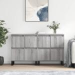 vidaXL Servante, 2 buc. , sonoma gri, lemn prelucrat GartenMobel Dekor (3190187) Comoda