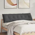 vidaXL Perna pentru spate Gri închis 180 x 50 cm Tesatura din corduroy GartenMobel Dekor (42014952)