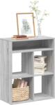 vidaXL Biblioteca, gri sonoma, 66x31x80 cm, lemn prelucrat GartenMobel Dekor (860297) Biblioteca