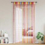 vidaXL Perdele sir 2 buc Multicolor 100x250 cm GartenMobel Dekor (4102037)