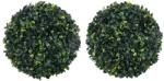 vidaXL Bile de arbusti cimisir artificiali, 2 buc. , 45 cm GartenMobel Dekor (315469)
