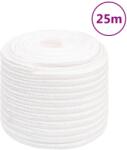 vidaXL Franghie de barca, alb complet, 18 mm, 25 m, polipropilena GartenMobel Dekor (152576)