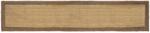 vidaXL Covor de interior din iuta gri 80x400 cm, handmade, tip traversa (42010667) Covor