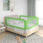 vidaXL Balustrada de protectie pat copii, verde, 140x25 cm, textil GartenMobel Dekor (10192)