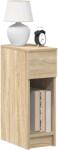 vidaXL Noptiere cu sertar 2 buc. Stejar Sonoma 20x36x60 cm GartenMobel Dekor (858700)