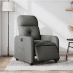 vidaXL Fotoliu rabatabil electric, gri închis, material textil GartenMobel Dekor (3206778)