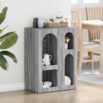 vidaXL Bufet Gri Sonoma 59 x 35 x 80.5 cm Lemn compozit GartenMobel Dekor (891320) Comoda