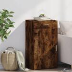 vidaXL Dulap, stejar fumuriu, 50x42, 5x93 cm, lemn prelucrat GartenMobel Dekor (846296) Comoda