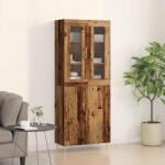 vidaXL Bufet 2 pcs Lemn vechi Lemn compozit GartenMobel Dekor (3334346) Comoda