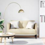 vidaXL Canapea loveseat, crem, 111 cm, textil GartenMobel Dekor (4100565) Canapea