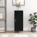vidaXL Servanta, negru, 34, 5x34x90 cm, lemn compozit GartenMobel Dekor (828509) Comoda