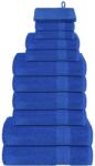 vidaXL Set prosoape 12 buc Albastru 360 g/m2 100% bumbac GartenMobel Dekor (137097) Prosop