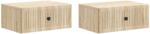 vidaXL Set 2 noptiere suspendate cu sertar, stejar Sonoma, 49 x 34, 5 x 20 cm (897940)