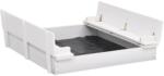 vidaXL Cutie de nisip, alb, 95 x 90 x 15 cm, lemn de brad GartenMobel Dekor (313889)
