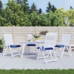 vidaXL Perne de scaun, 4 buc. , albastru, 40x40x7 cm, textil oxford GartenMobel Dekor (361481)