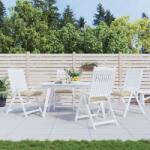 vidaXL Perne de scaun, 4 buc. , bej, 40x40x7 cm, textil oxford GartenMobel Dekor (361460)