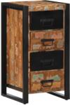vidaXL Dulap cu sertar multicolor 40x40x90 cm lemn masiv recuperat GartenMobel Dekor (4013582) Comoda
