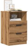 vidaXL Noptiera, stejar artizanal, 40x36x65 cm, lemn prelucrat GartenMobel Dekor (856846)