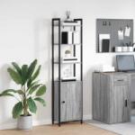vidaXL Dulap pentru carti Gri Sonoma 40 x 24 x 161 cm Lemn compozit GartenMobel Dekor (883853) Biblioteca