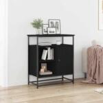 vidaXL Bufet Stejar negru 69 x 35 x 80 cm Lemn compozit GartenMobel Dekor (862981) Comoda