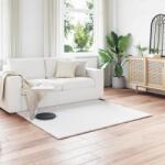 vidaXL Covor din Blana Faux de Iepure Olite Alb 120 x 120 cm Poliester GartenMobel Dekor (42021619) Covor