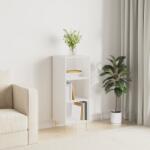 vidaXL Servanta, alb extralucios, 34, 5x32, 5x90 cm, lemn compozit GartenMobel Dekor (828718) Comoda