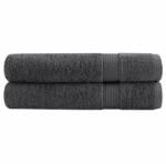 vidaXL Prosoape de sauna SOLUND 2 buc antracit 80x200 cm 600 gsm GartenMobel Dekor (137168) Prosop