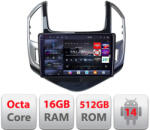 Edotec Navigatie Android Chevrolet Cruze 2013+ Edotec QLED 2K, 16GB RAM, 512GB (KIT-1267+EDT-E809-2K)
