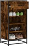 vidaXL Suport pantofi Stejar afumat 48x38x97, 5 cm Lemn prelucrat GartenMobel Dekor (849211) Pantofar