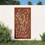 vidaXL Decor perete de gradina 105x55 cm design frunze otel Corten GartenMobel Dekor (824475)