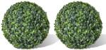vidaXL Arbusti ornamentali artificiali bila pe tulpina, 2 buc. , 35 cm GartenMobel Dekor (40872)