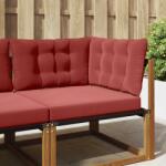 vidaXL Perna pentru canapea de exterior 3 pcs bordo Poliester GartenMobel Dekor (900923)