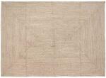 vidaXL Covor Basketweave Natural si alb 200 x 290 cm Iuta GartenMobel Dekor (42010483) Covor