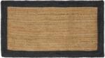 vidaXL Covor din iuta handmade pentru living, gri închis, 100 x 200 cm (42010689) Covor