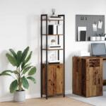 vidaXL Dulap pentru carti Lemn Vechi 40 x 24 x 161 cm Lemn compozit GartenMobel Dekor (883854) Biblioteca