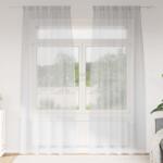 vidaXL Cortina din Voile 2 pcs Gri deschis 245 x 140 cm Poliester GartenMobel Dekor (4108025)