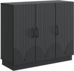 vidaXL Bufet Negru 89 x 34, 5 x 77 cm Lemn prelucrat GartenMobel Dekor (895336) Comoda
