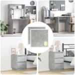 vidaXL Coperta autocolanta pentru suruburi 2 pcs Gri din beton GartenMobel Dekor (864641)