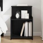 vidaXL Noptiera dormitor stejar negru 40x35x60 cm, lemn compozit (875138)