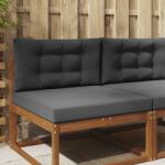 vidaXL Perna pentru canapea de exterior 2 pcs Antracit Poliester GartenMobel Dekor (900846)