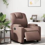 vidaXL Fotoliu rabatabil electric, maro, piele ecologica GartenMobel Dekor (3204418)
